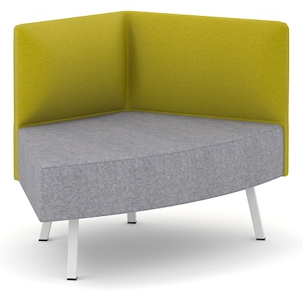 Cumulus Lounge Backrest Chair with side panel