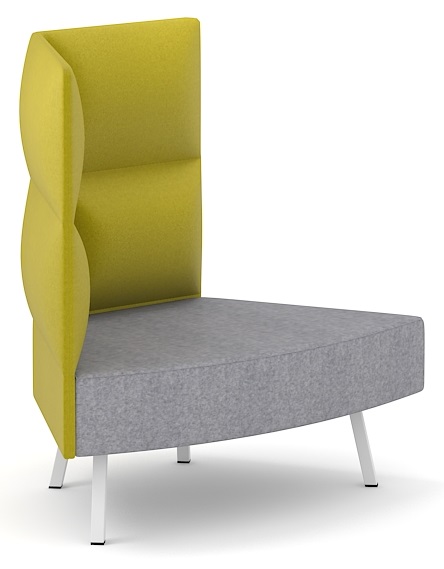 Lounge Sessel Cumulus Side with 2 tier Backrest