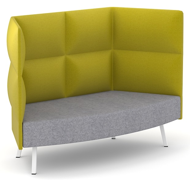Cumulus Lounge Sofa with Panels, 2 Tier Backrest