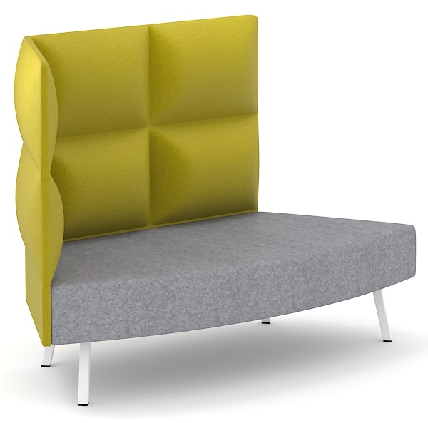 Cumulus Lounge 2 tier Backrest Sofa with side panel