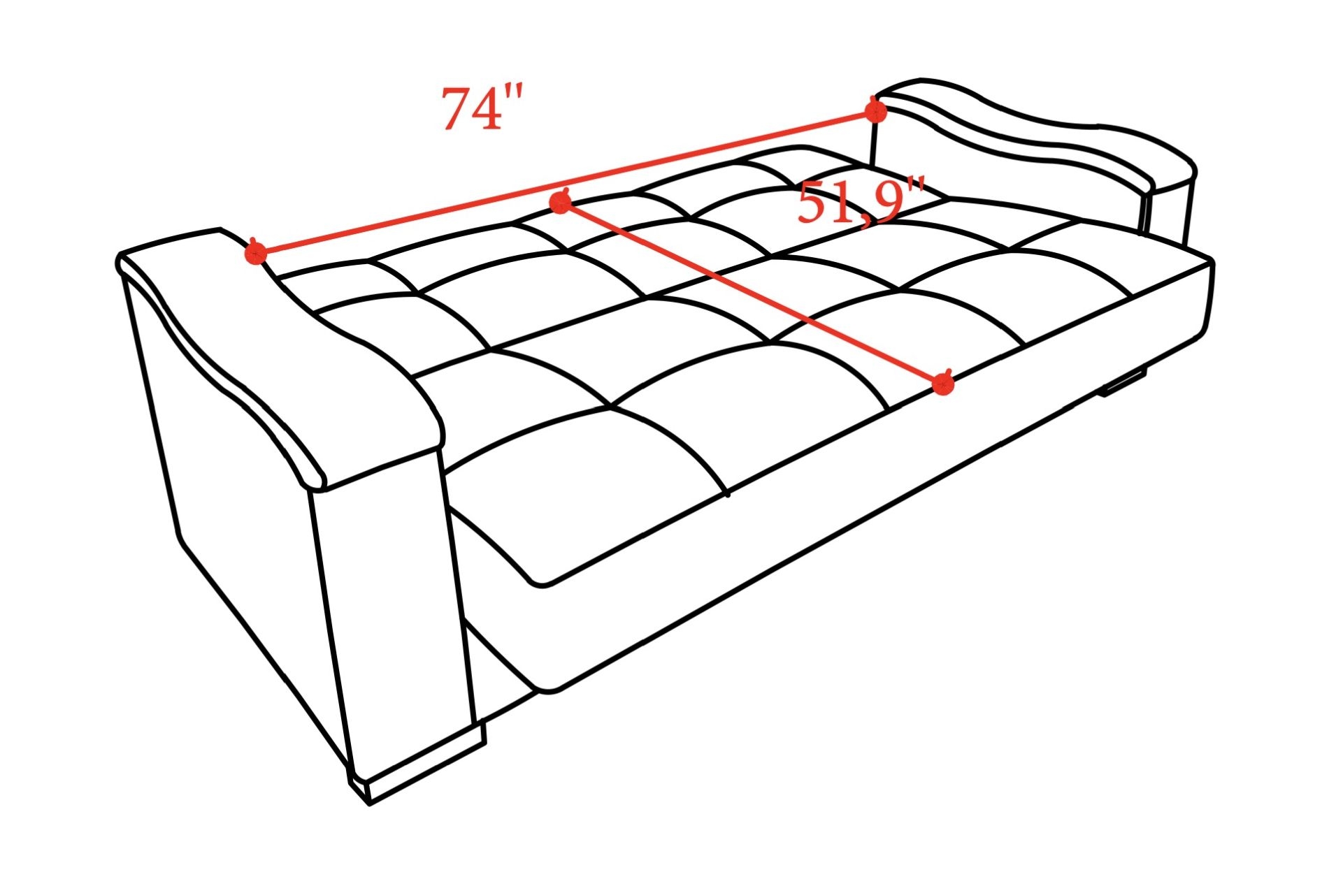 Vision Convertible Sofa Sleeper