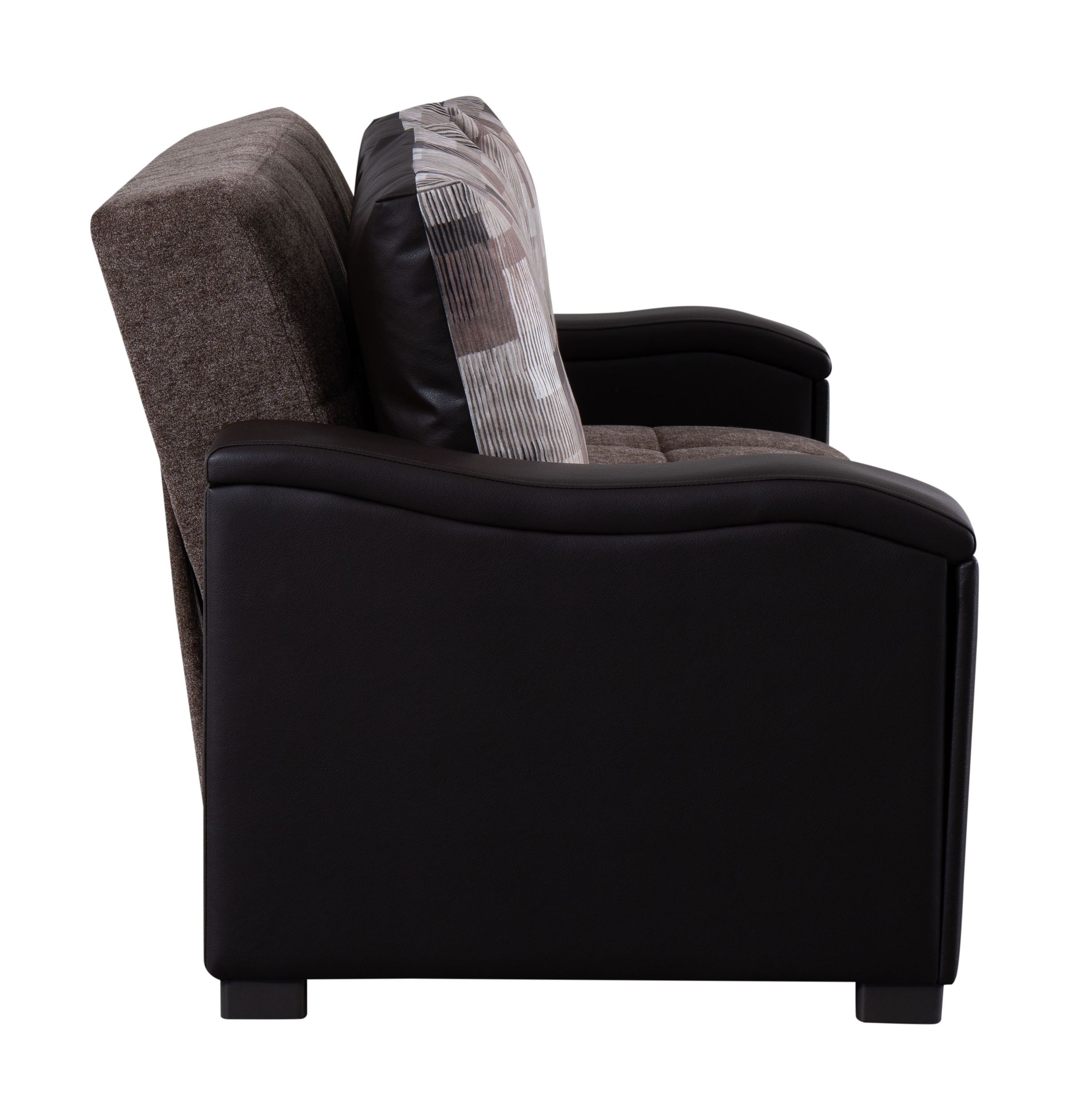 SM Scarlet Fabric/PU Sleeper Sofa
