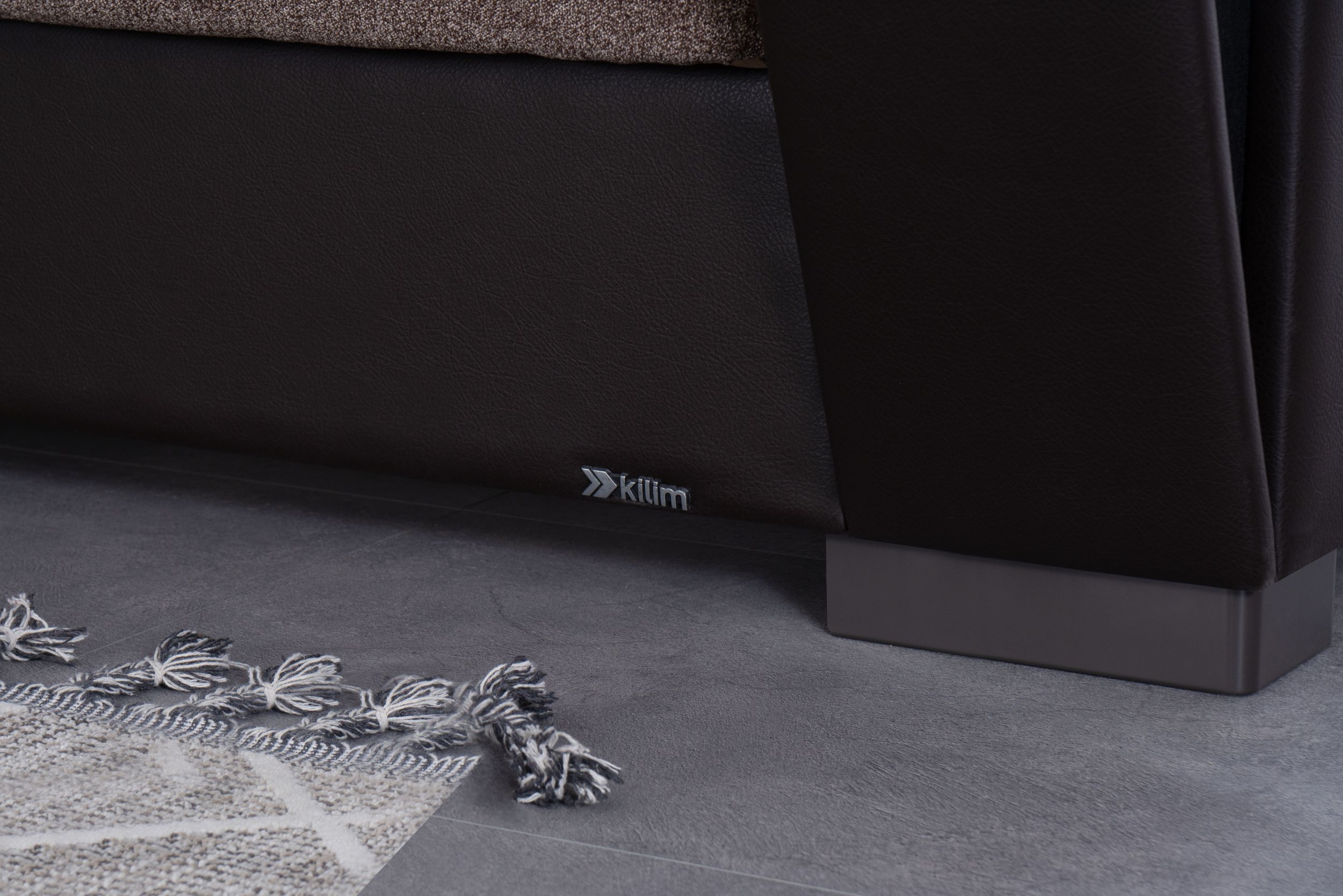 SM Scarlet Fabric/PU Sleeper Sofa