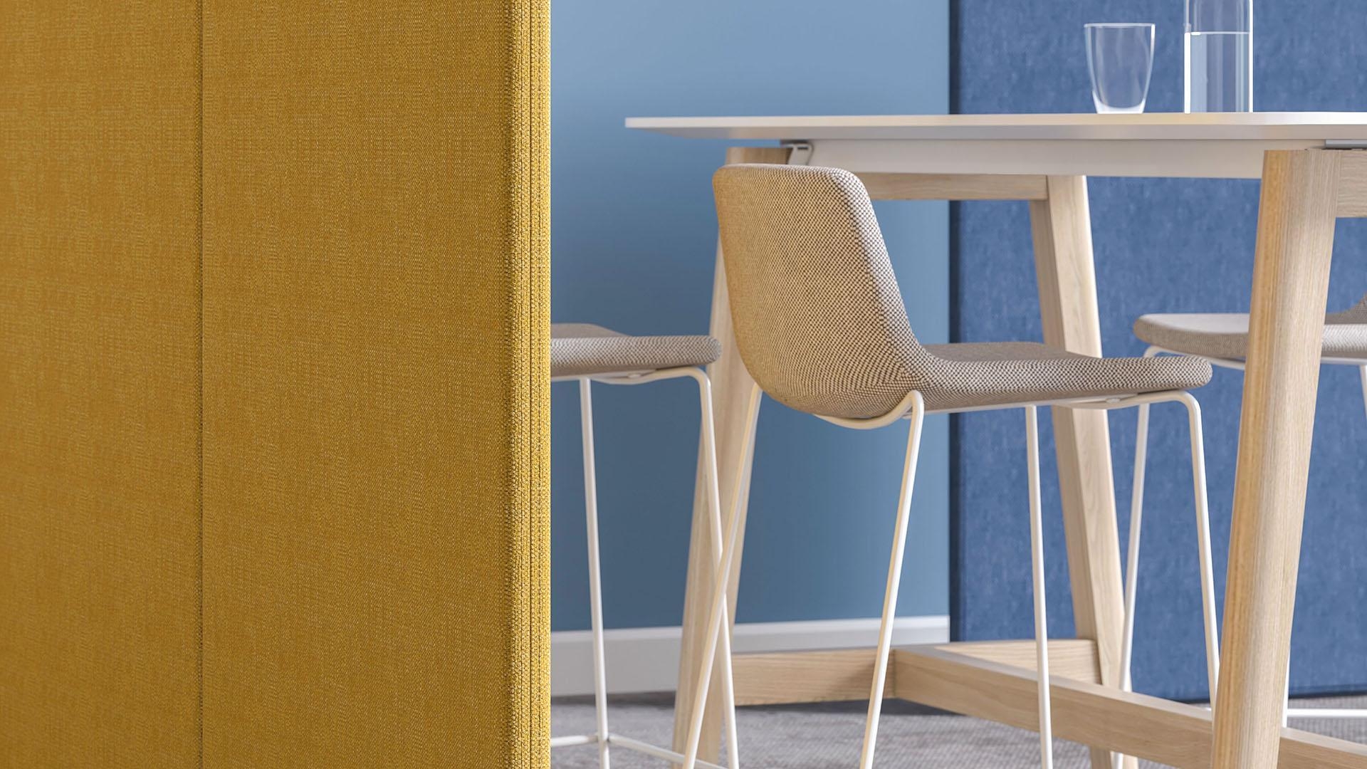 Twist & Sit Office High Counter Stool w/Wire Base