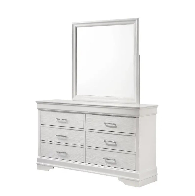 SM Sophie Wood Dresser w/6 Drawers