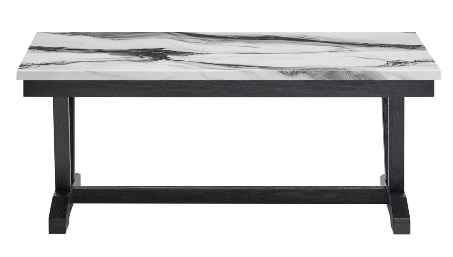 T1319 Faux Marble Rectangular Coffee Table