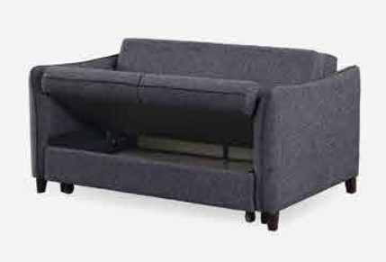 Levon Upholstered Pull-Out Full Size Storage Sleeper