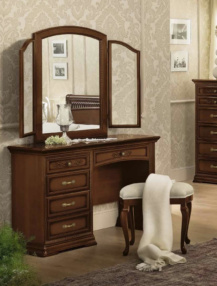 Torriani Wood Vanity Mirror