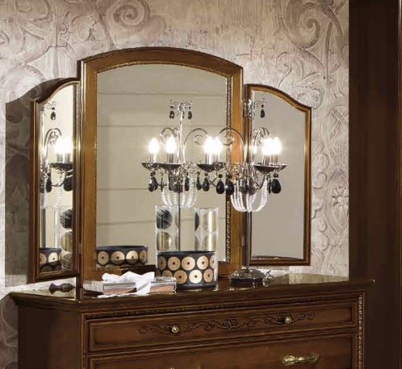 Torriani Wood Vanity Mirror