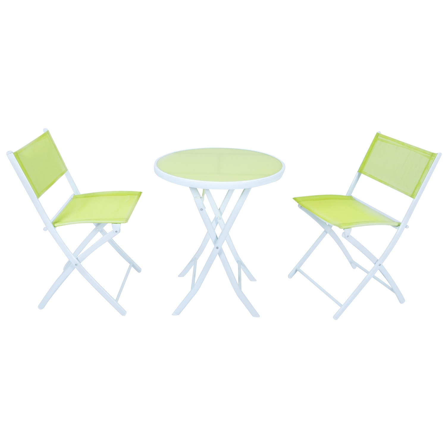 Sling Outdoor Bistro Folding Table Chairs Set