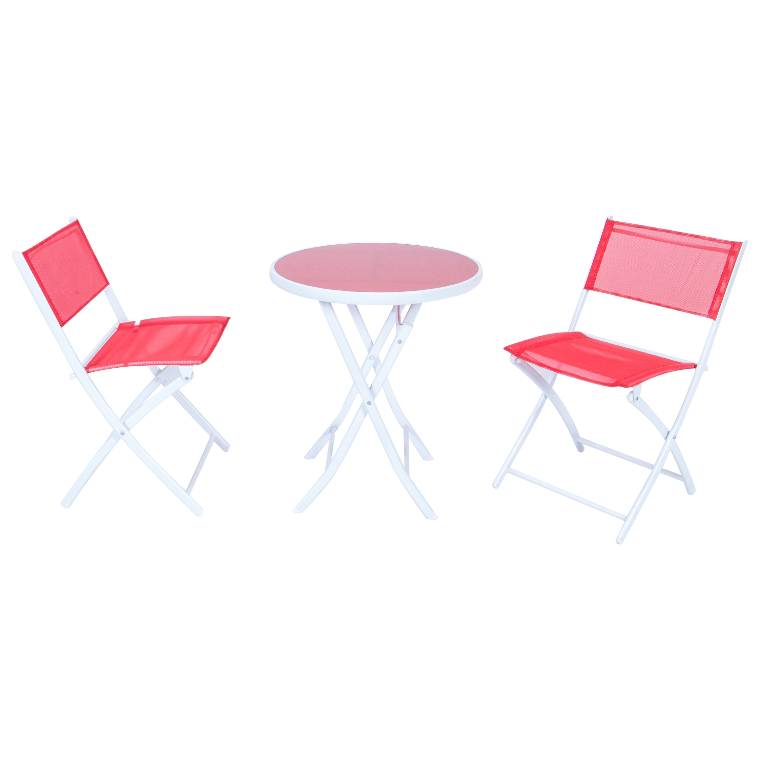Sling Outdoor Bistro Folding Table Chairs Set