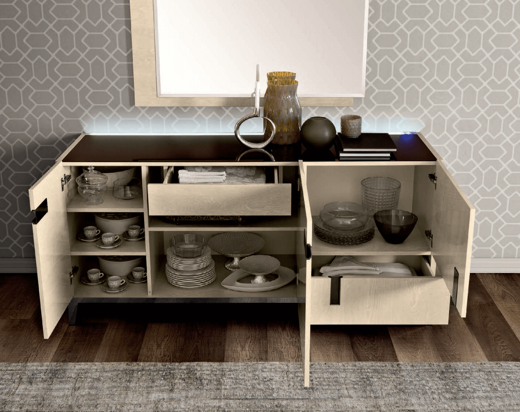 Ambra Buffet w/3 Doors + Drawer by Camelgroup, Italy