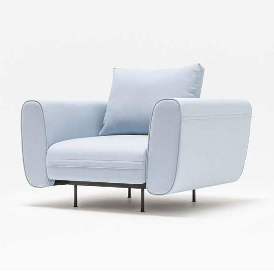 Lotus Armchair w/Wide Armrest