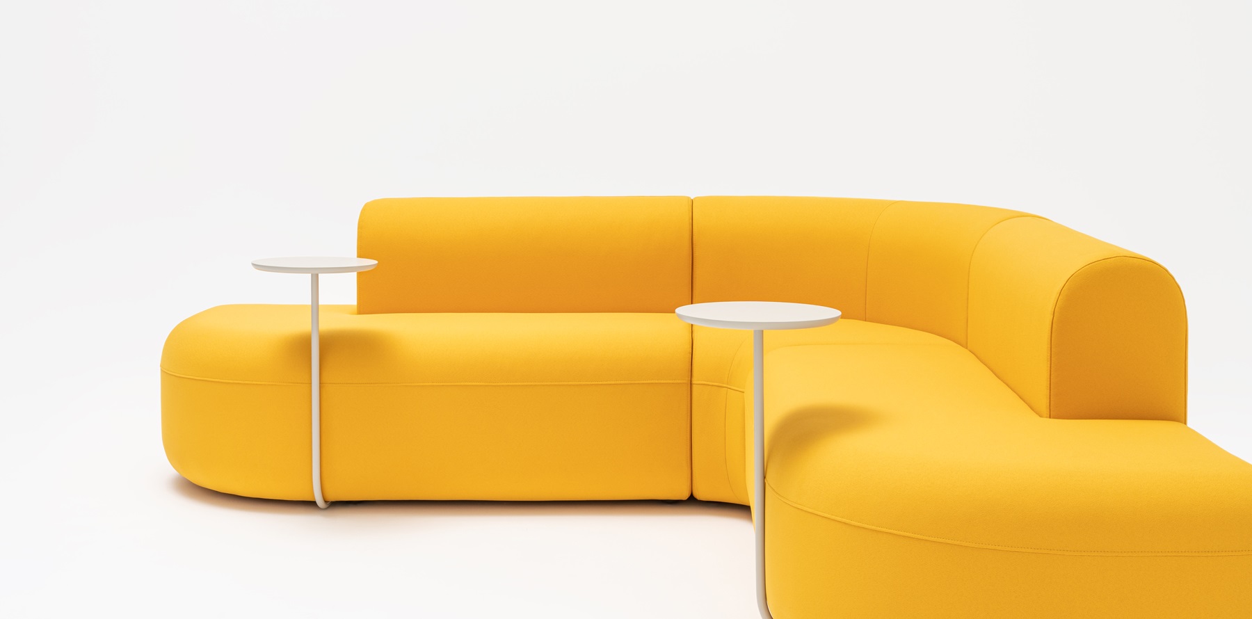 Artiko 90.9-inch Corner Office Lounge Sofa