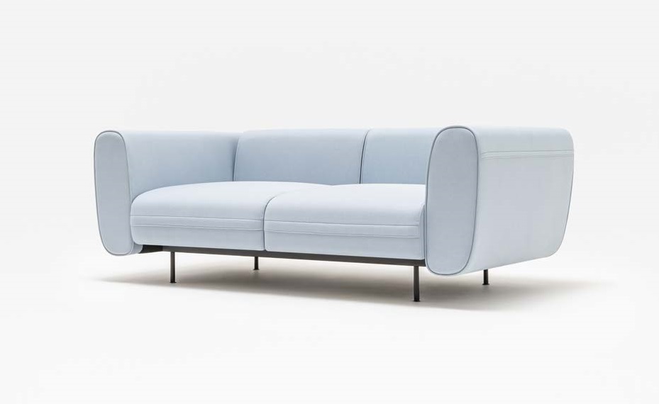 Lotus 72" Office Lounge Straight Sofa