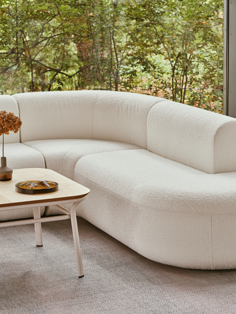 Artiko 90.9-inch Corner Office Lounge Sofa