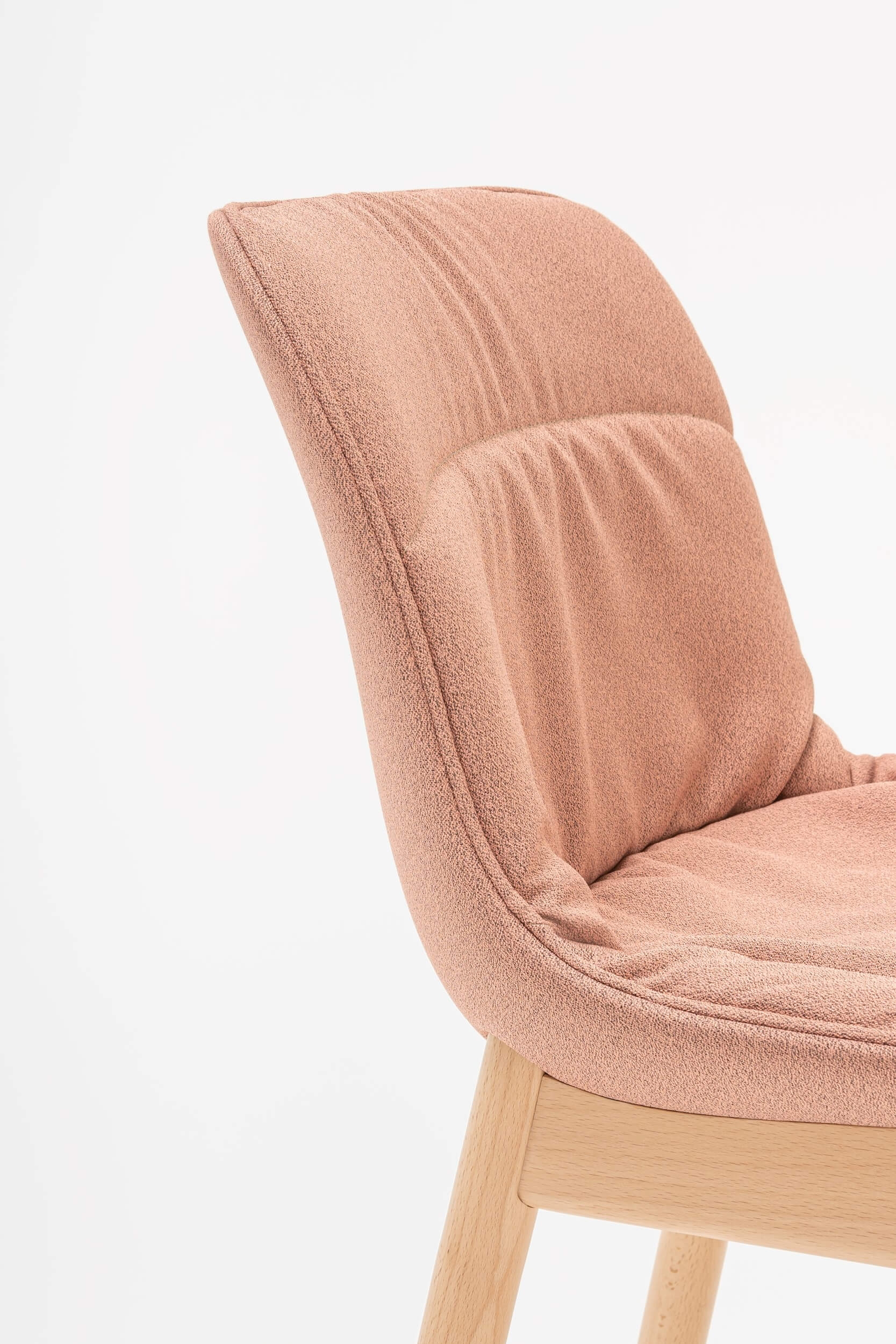 Baltic 2 Soft Duo Fabric Office Chair w/4-Leg Wood Base