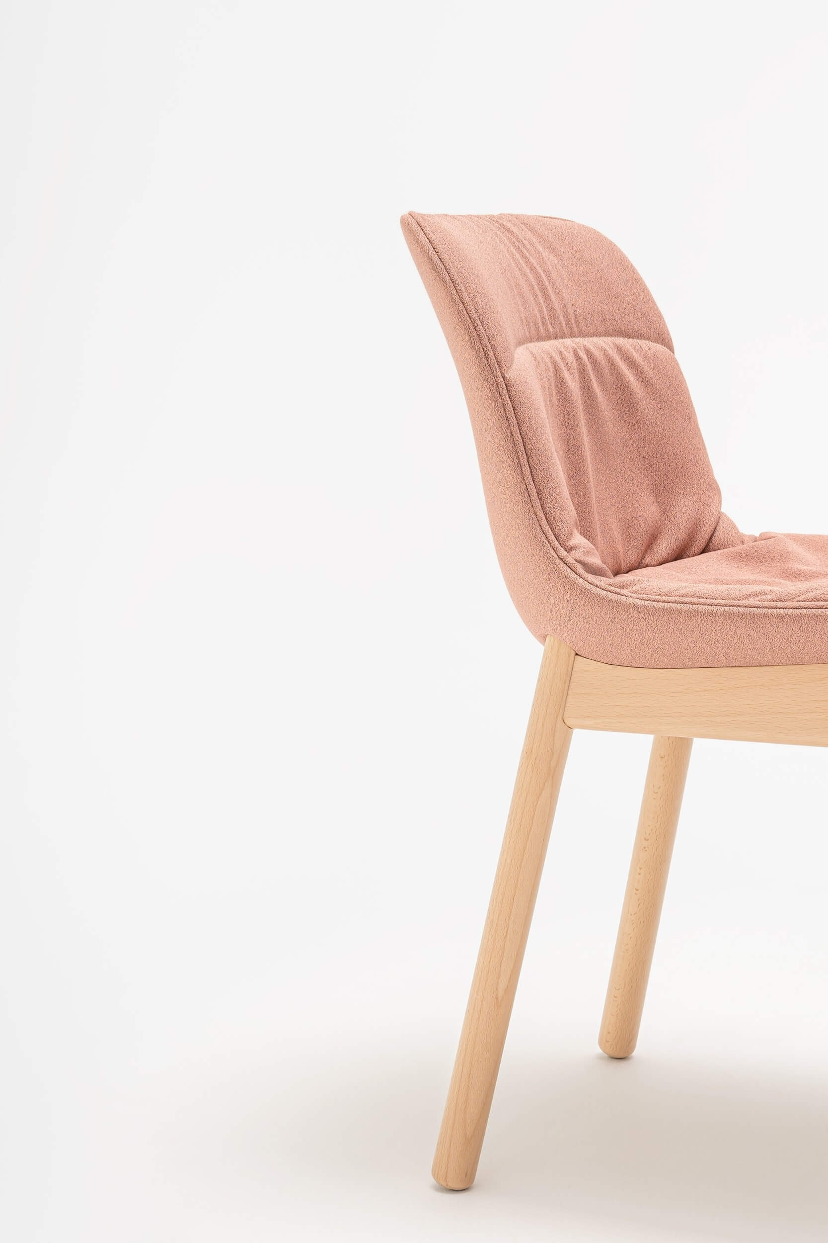 Baltic 2 Soft Duo Fabric Office Chair w/4-Leg Wood Base