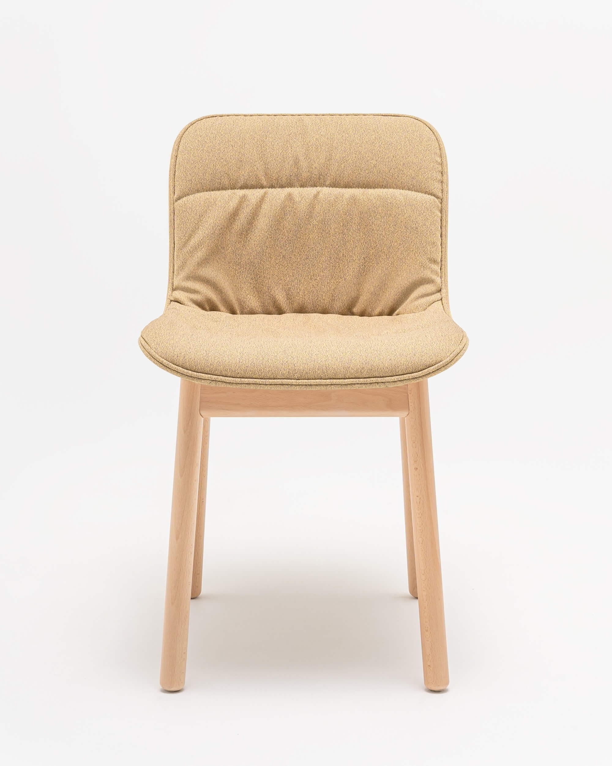 Baltic 2 Soft Duo Fabric Office Chair w/4-Leg Wood Base
