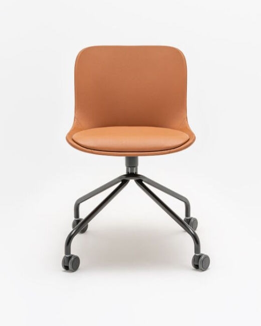 Baltic 2 Classic Fabric Office Swivel Chair w/4-star Metal Base & Castors