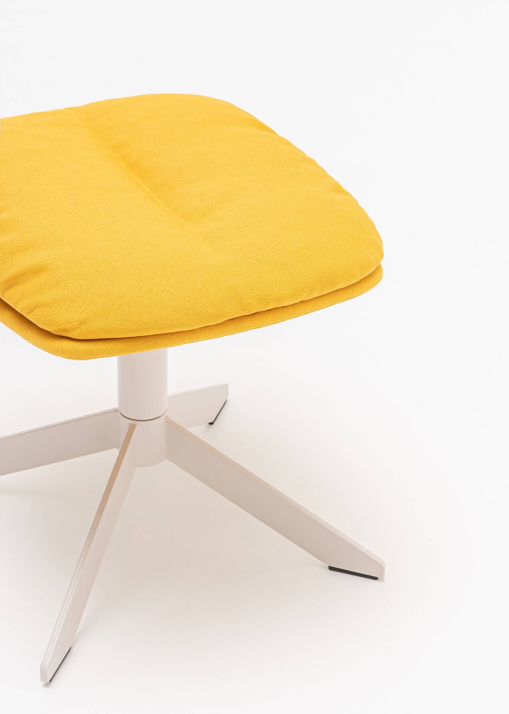 Fat Frank Fabric Office Footrest w/Metal Base