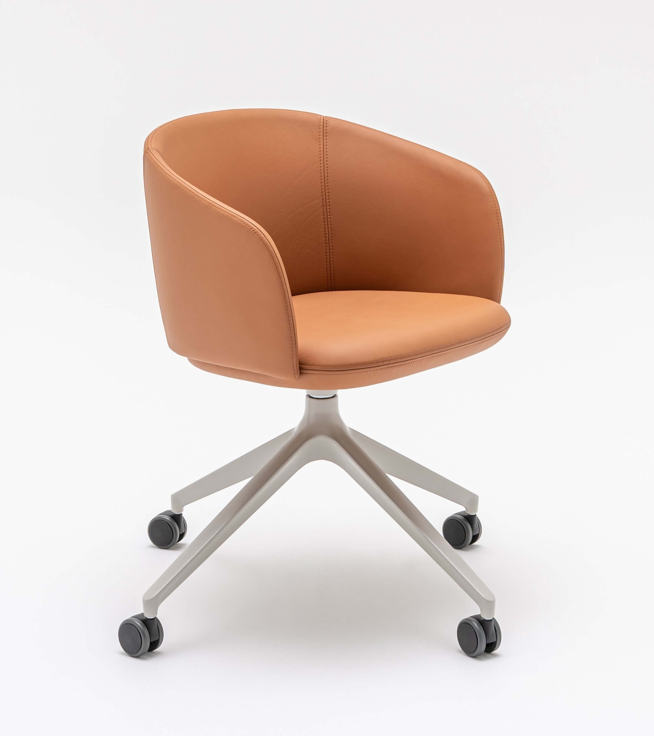 Grace Meeting Chair w/ 4-star Metal Base & Castors