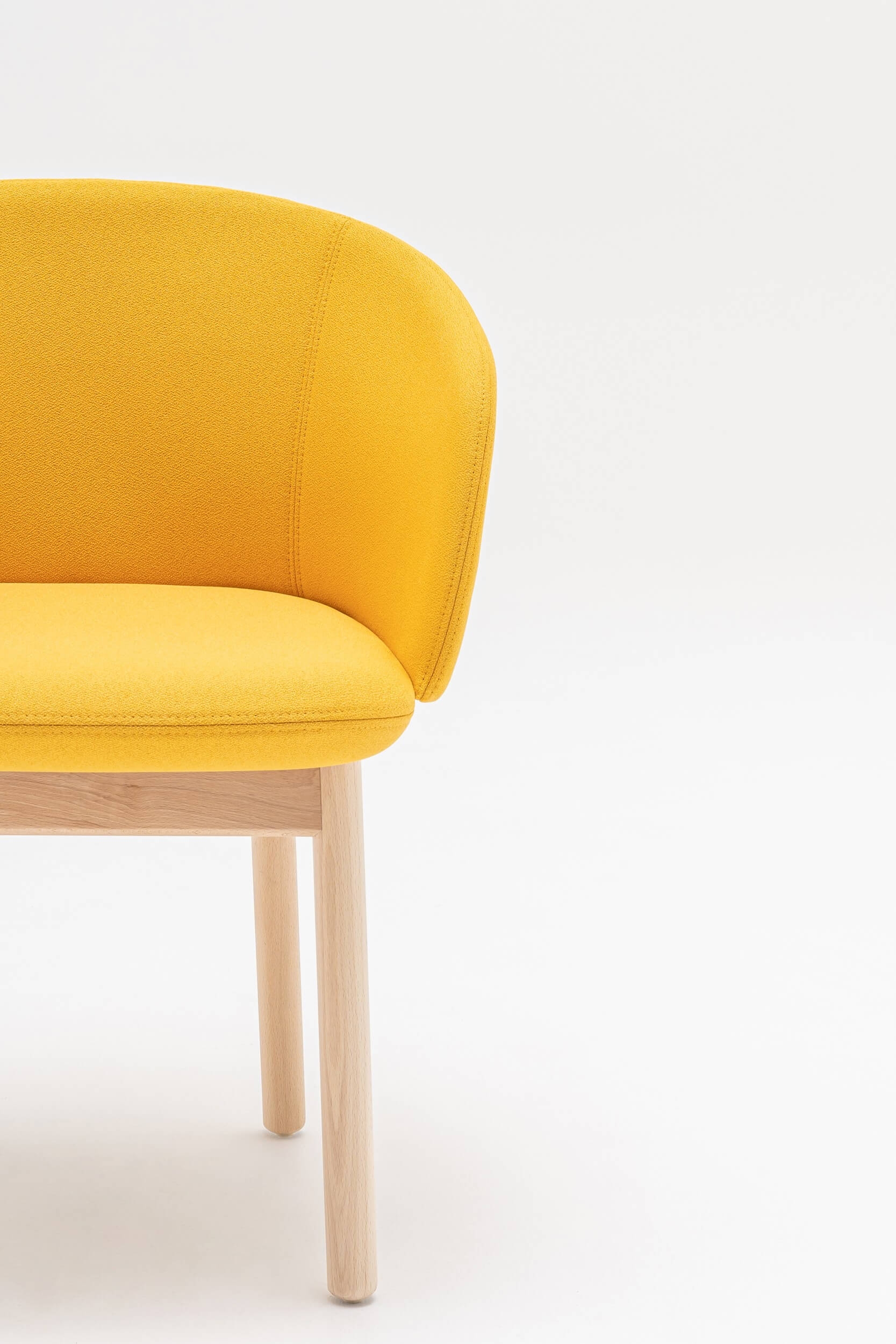 Grace Meeting Chair w/ 4-leg Wood Base