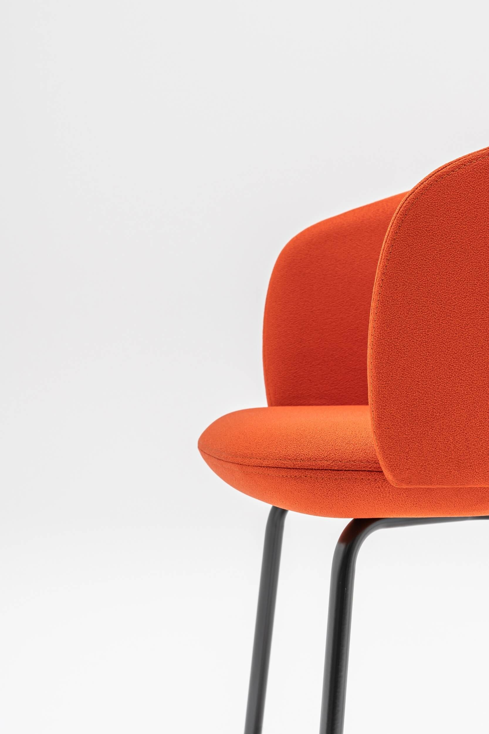 Grace Meeting Chair w/ 4-leg Metal Base