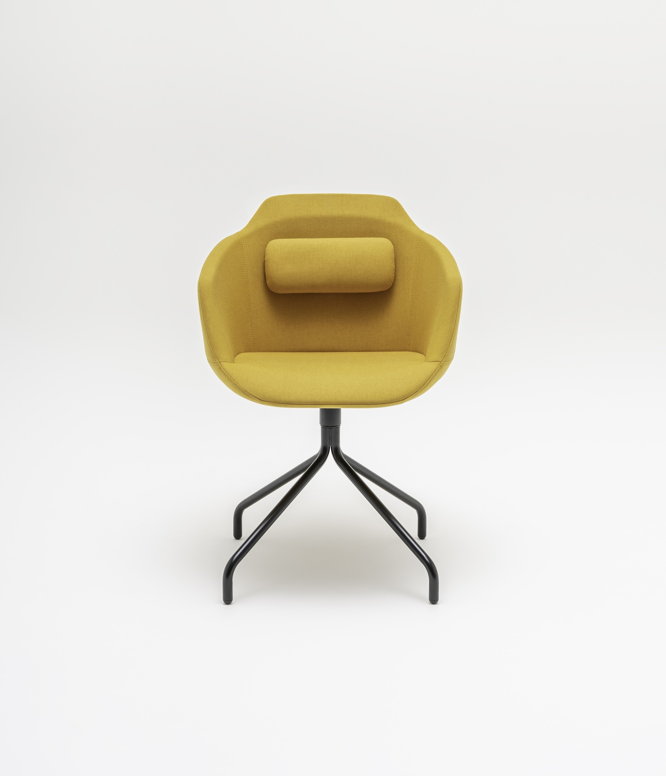 Ultra Fabric Swivel Conference Chair w/ 4-Star Metal Base