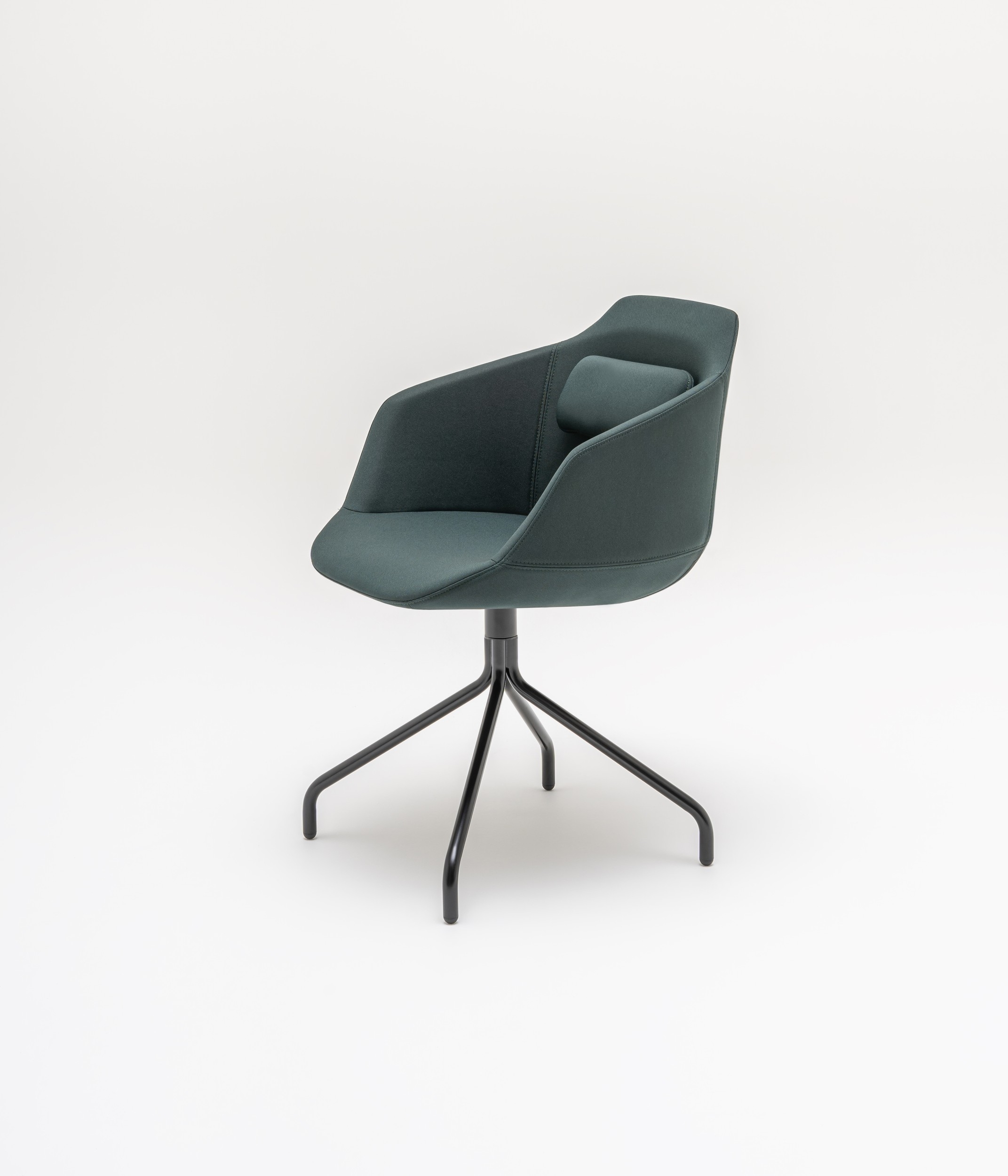 Ultra Fabric Swivel Conference Chair w/ 4-Star Metal Base