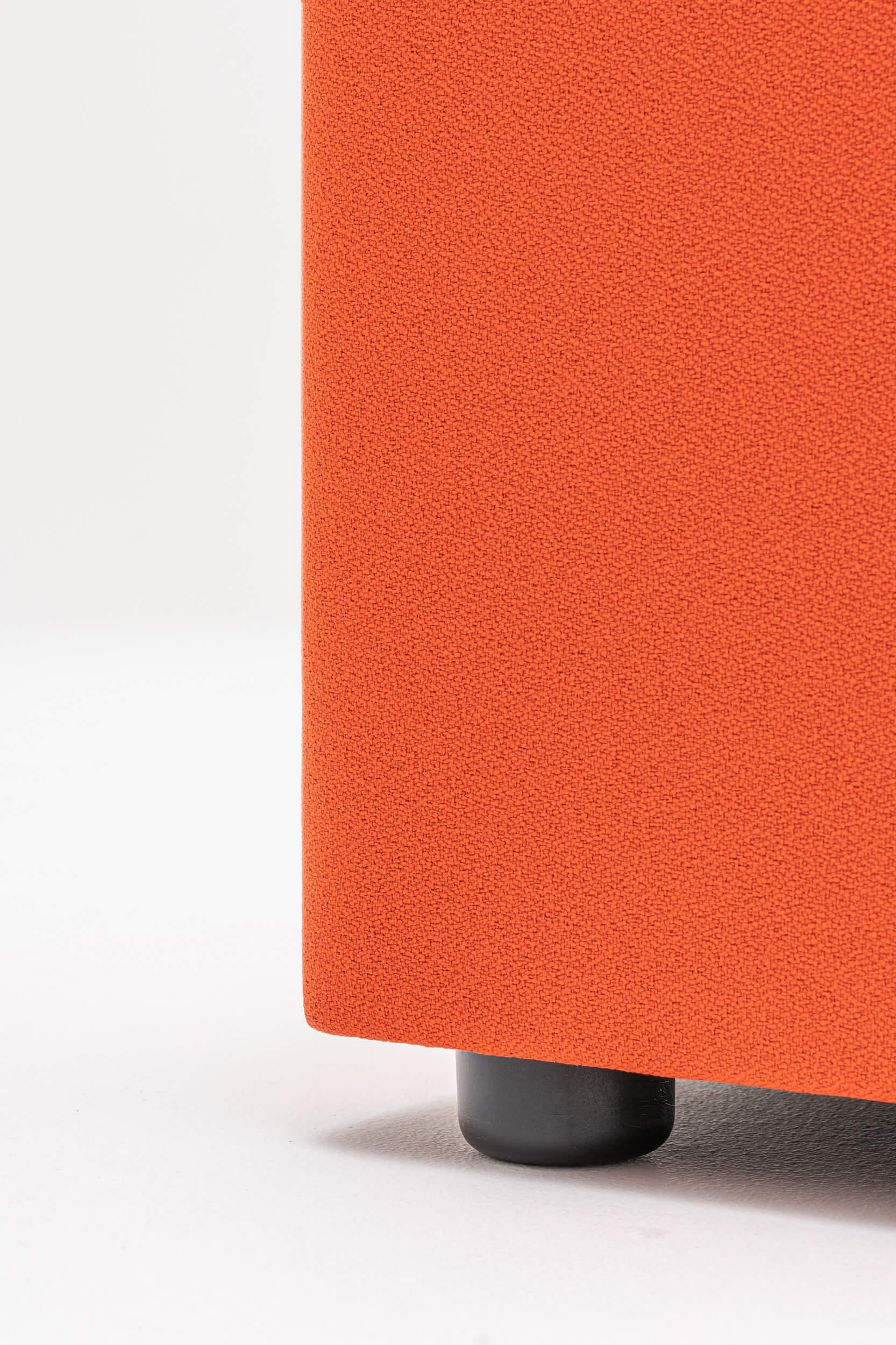Mix Fabric Square Office Pouf