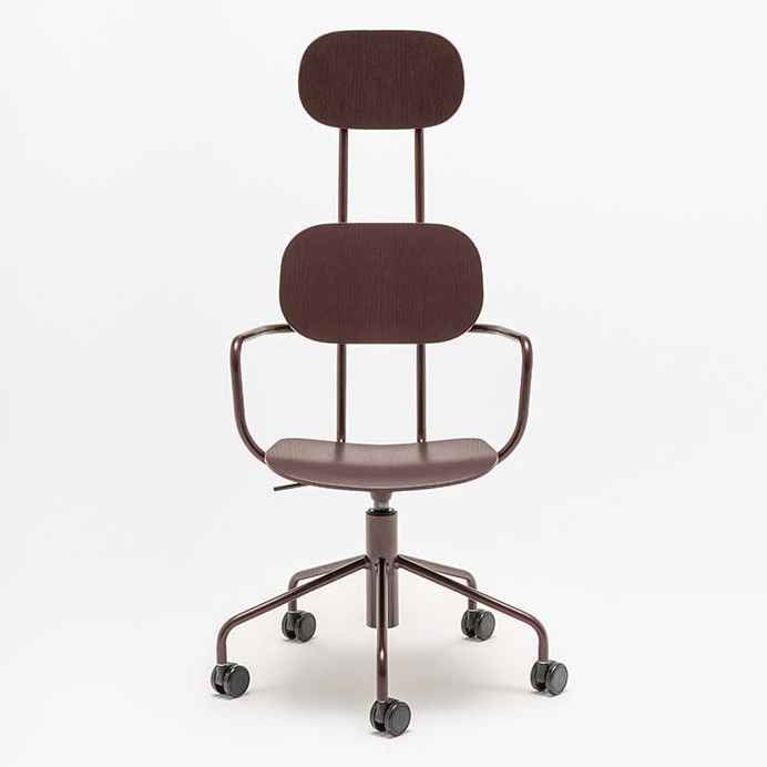 New School Plywood Office Chair w/Headrest
