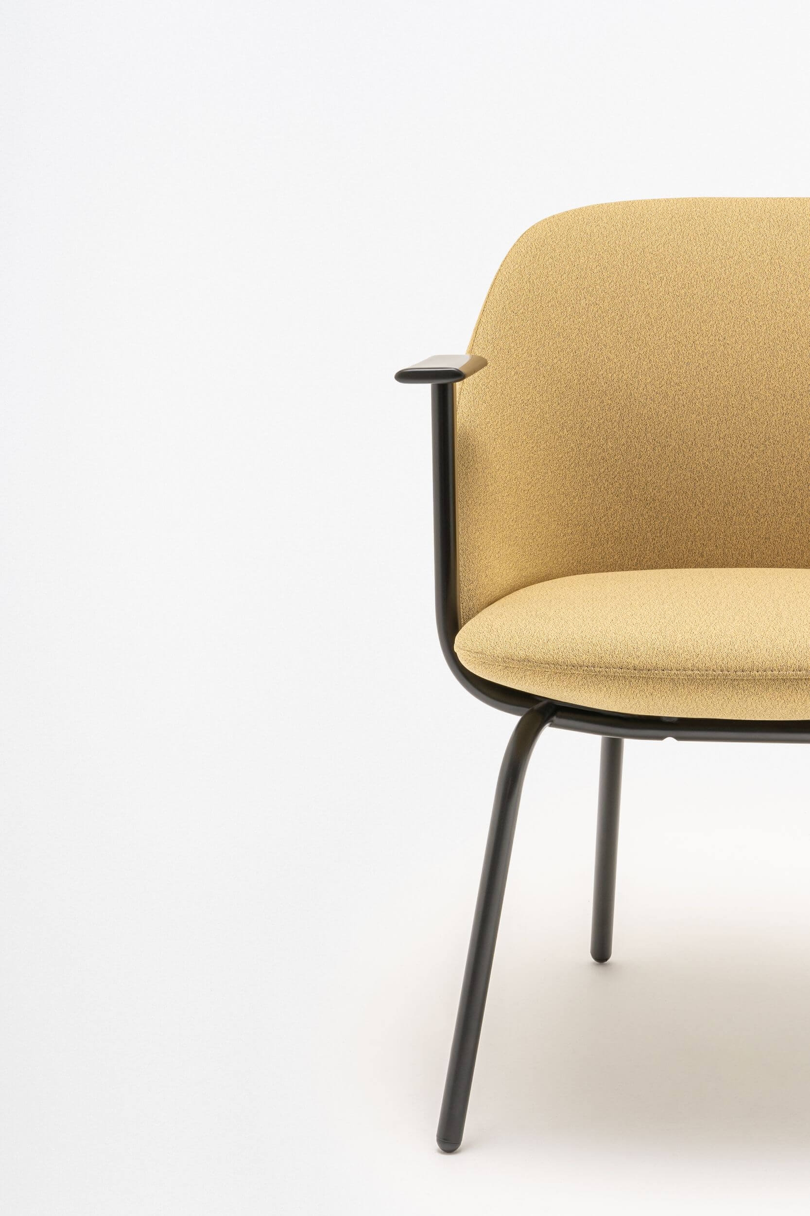 Paralel Classic Fabric Office Chair w/4-leg Metal Base