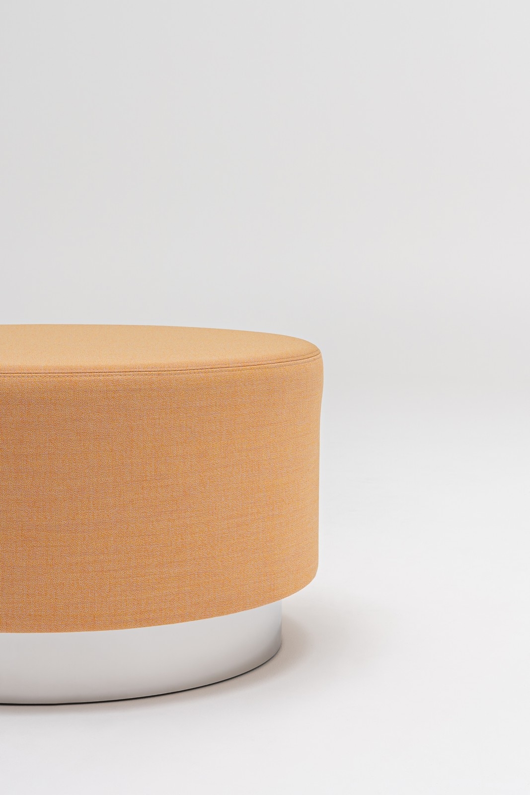 Roll Fabric Pouf