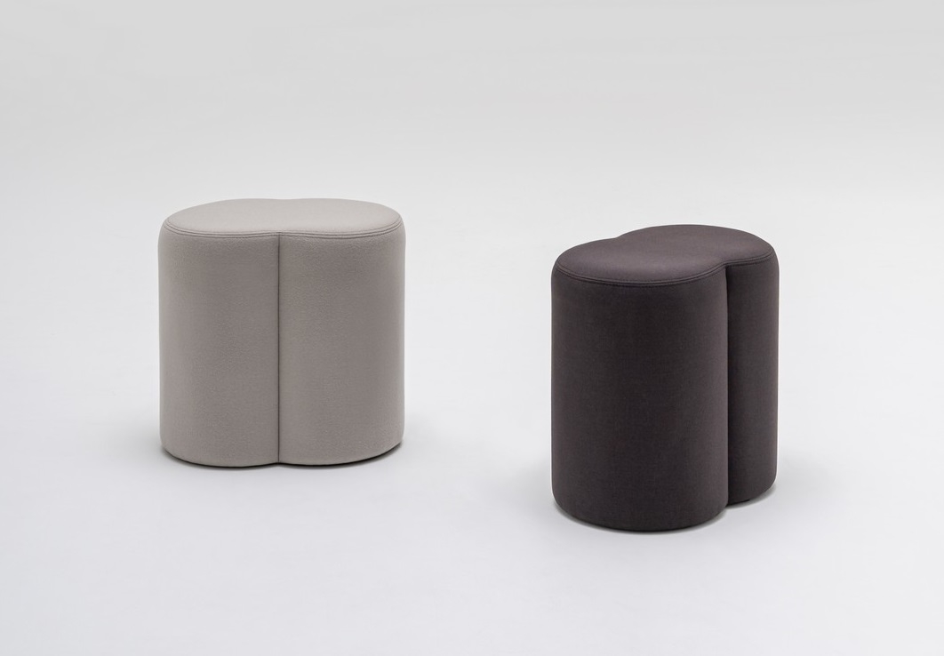 Roll Fabric Pouf