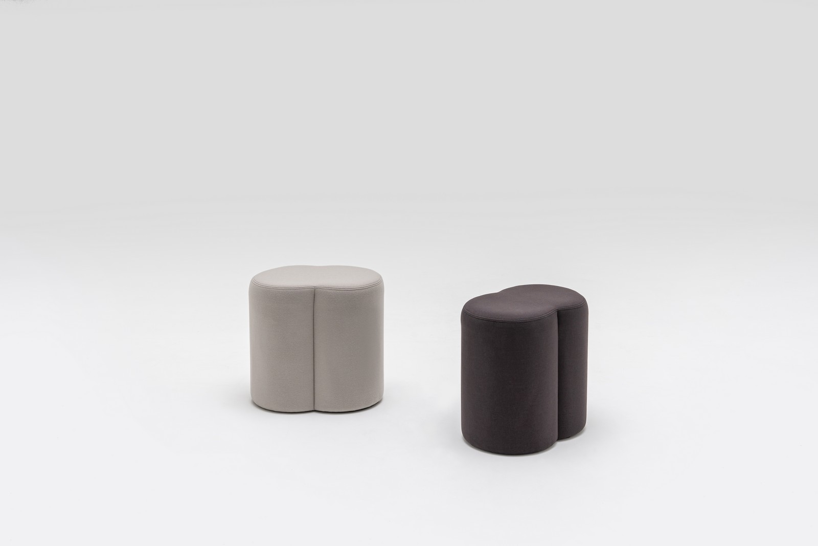 Roll Fabric Pouf