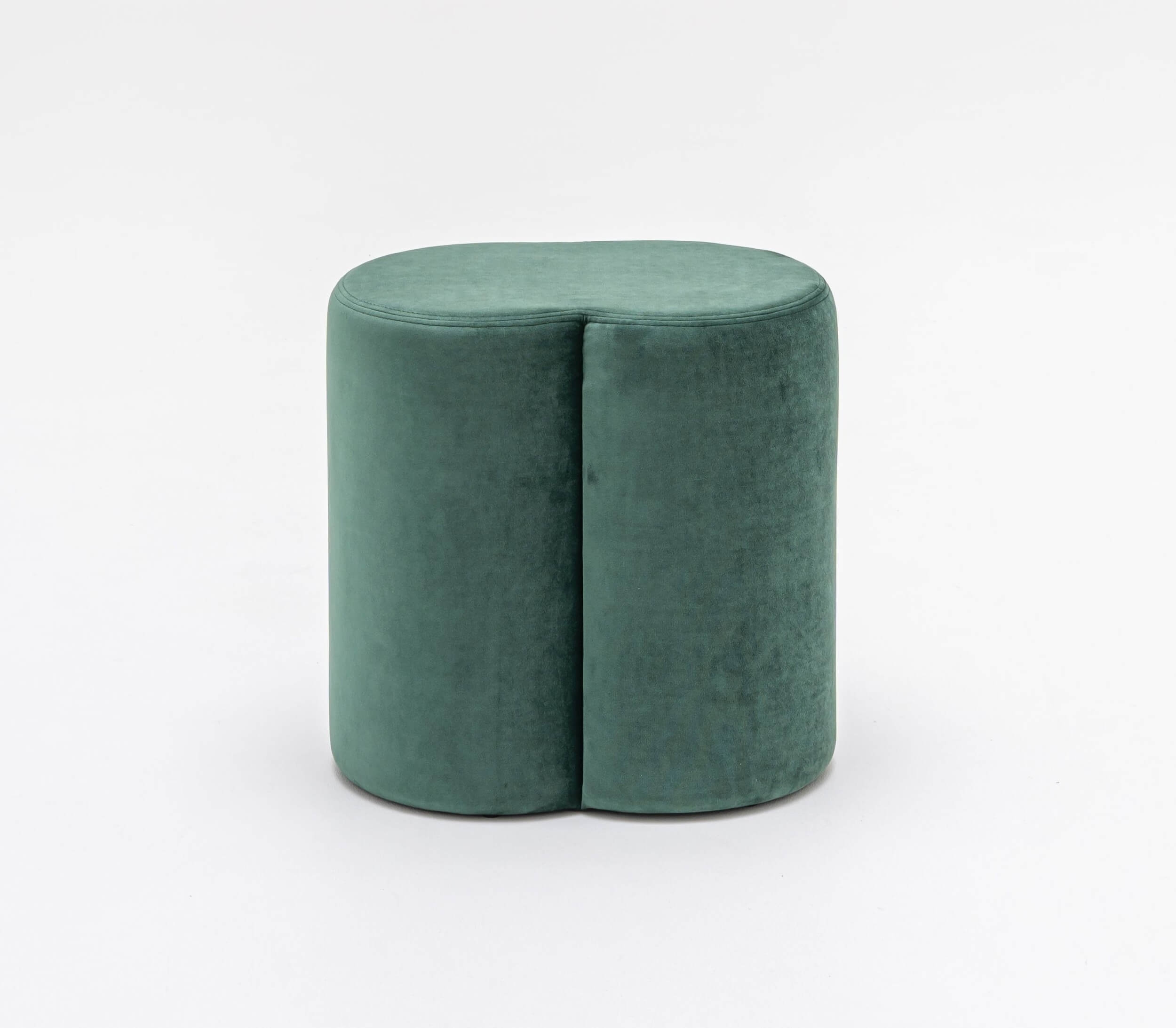 Mix Fabric Customizable Office Pouf