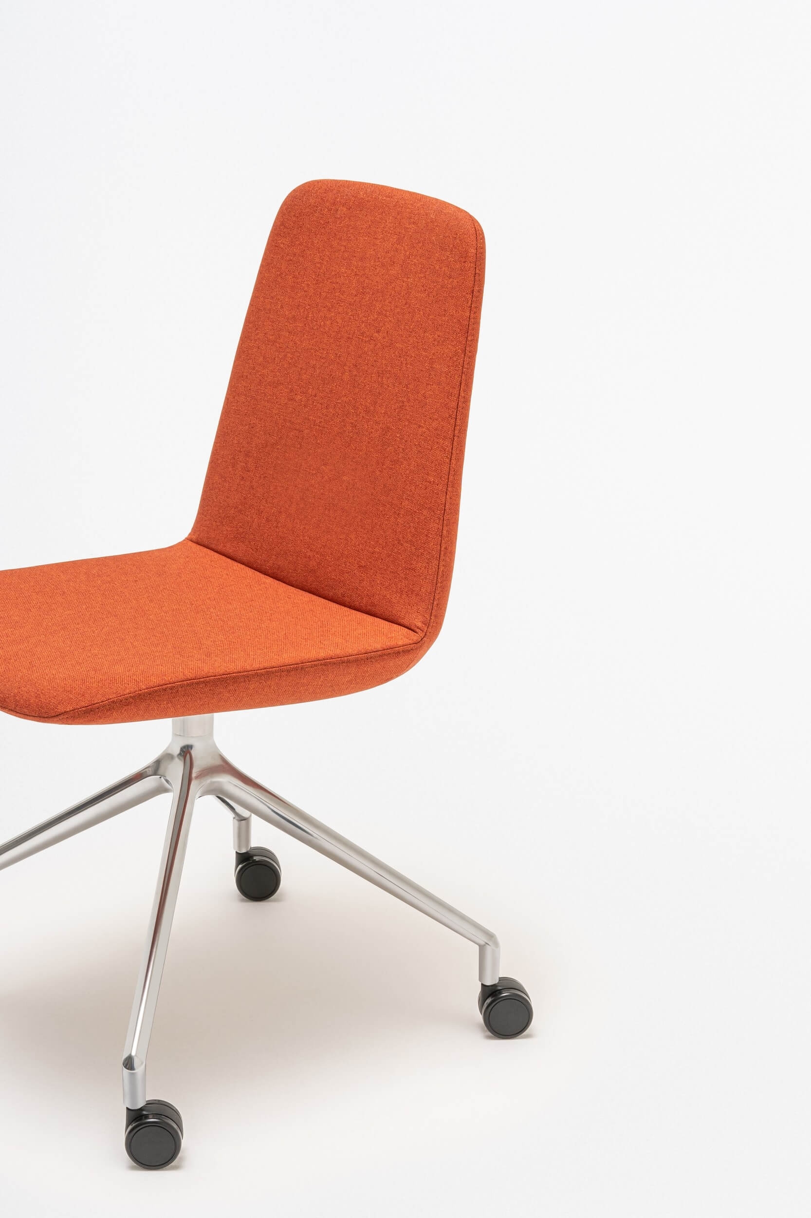 Ulti Fabric Office Conference Swivel Chair w/4-Star Aluminum Base