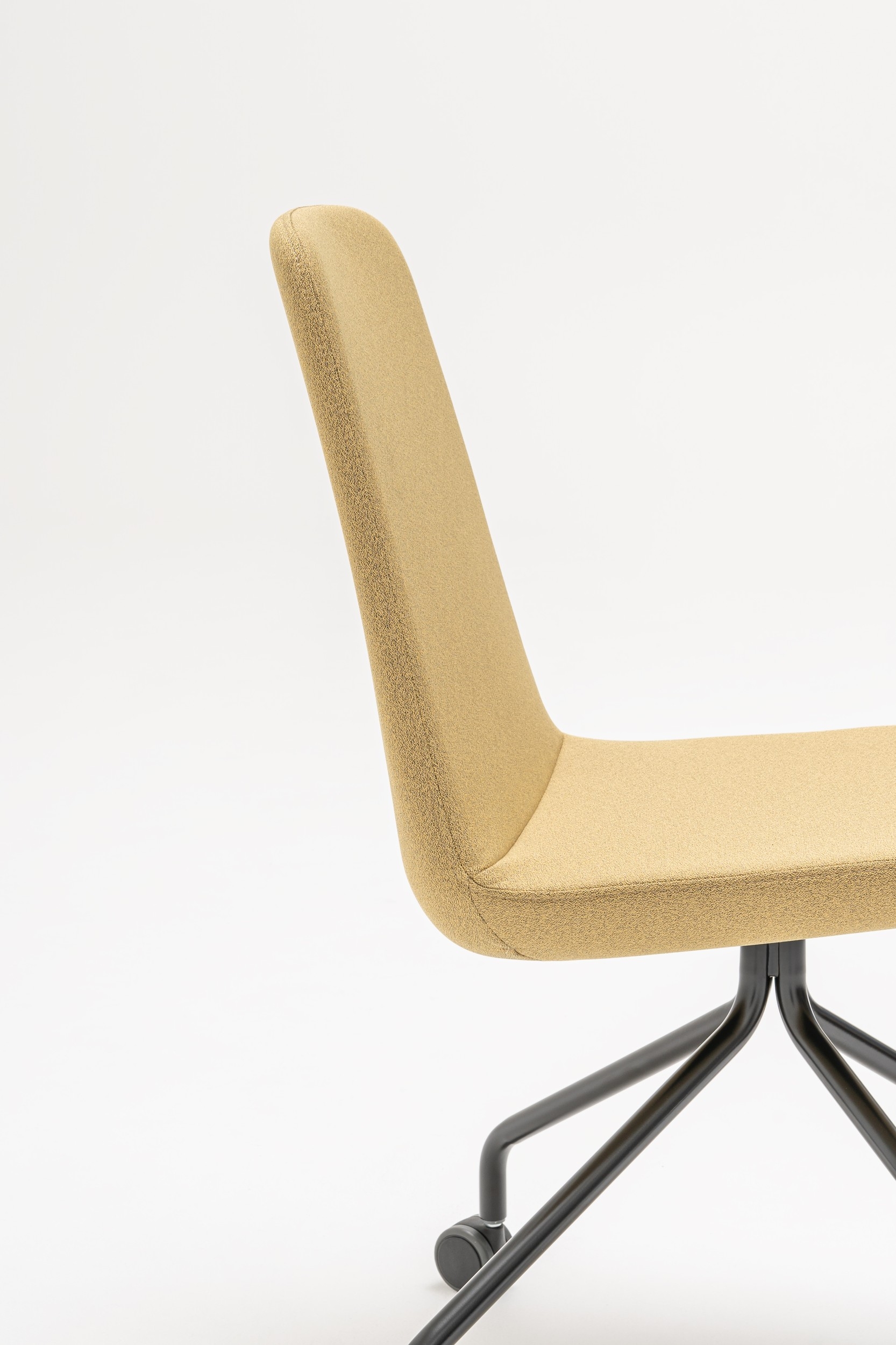 Ulti Fabric Office Conference Chair w/4-Star Metal Base & Castors