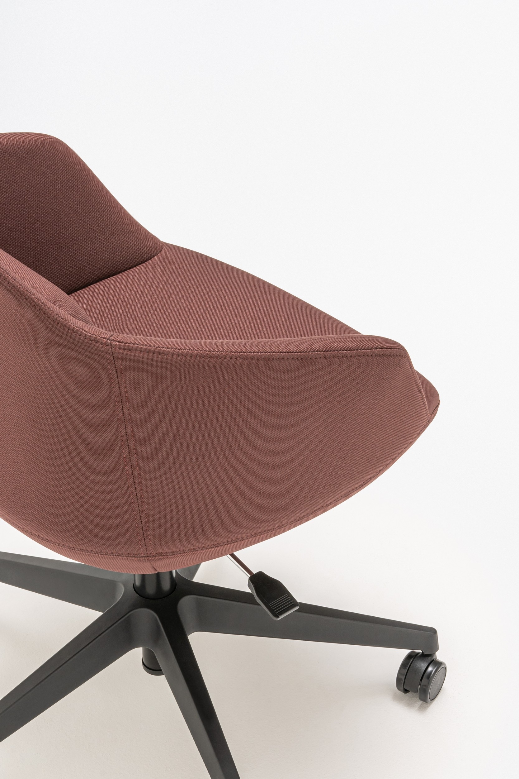 Ultra Fabric Swivel Adjustable Conference Chair w/5-star base