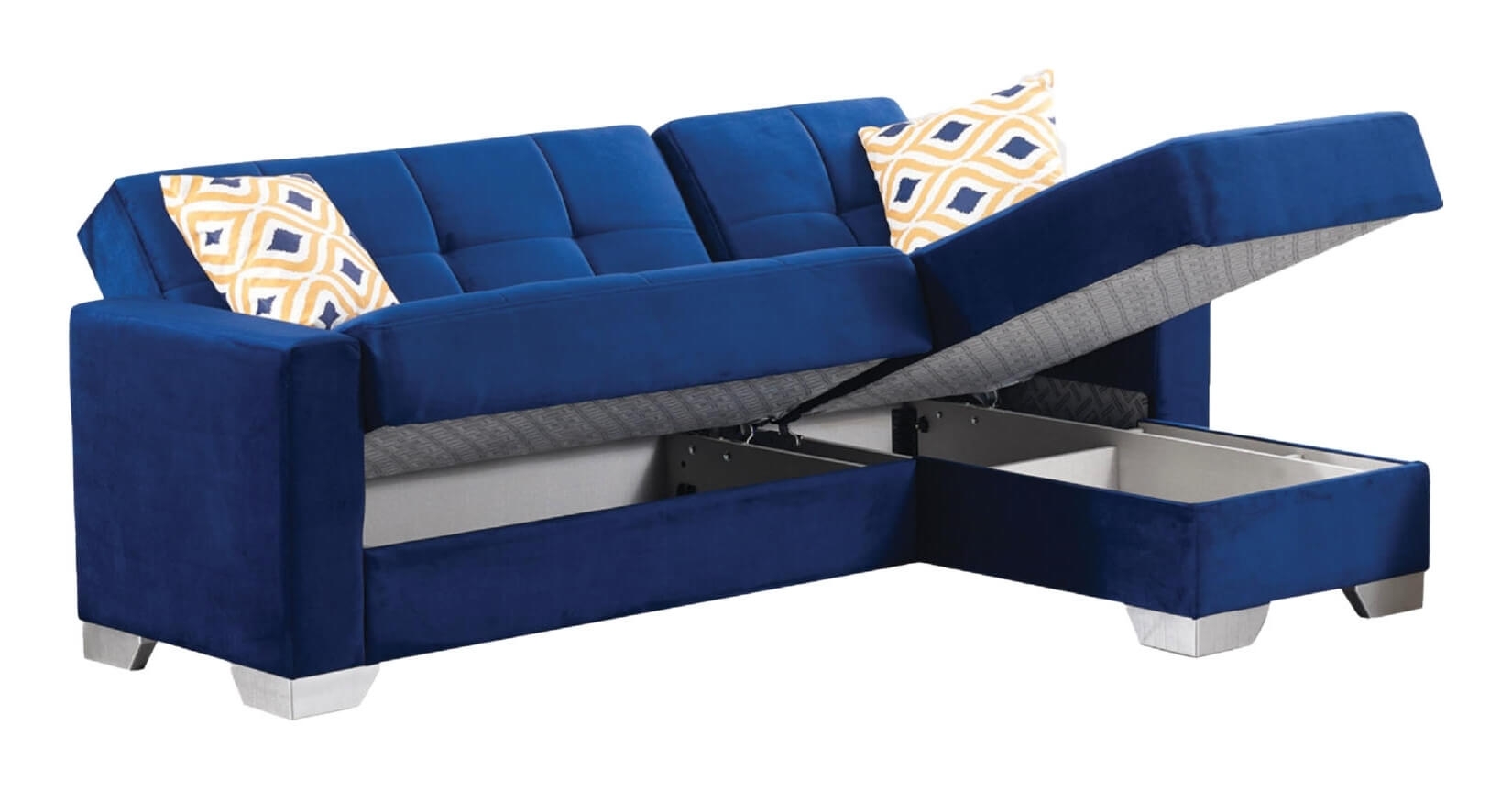 Vermont Fabric Sectional Sofa w/ Reversible Chaise