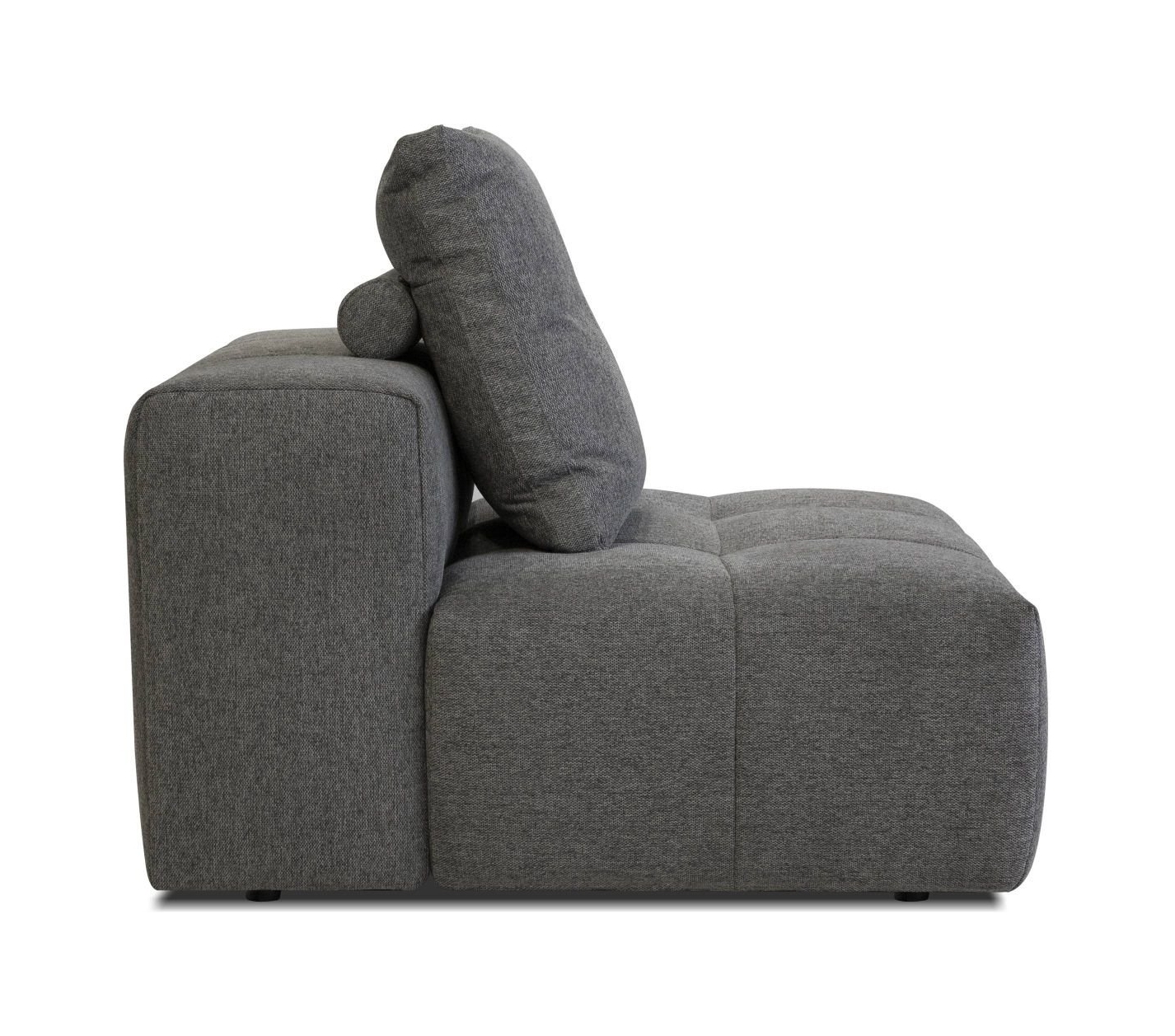 Mallow Fabric Armless Chair