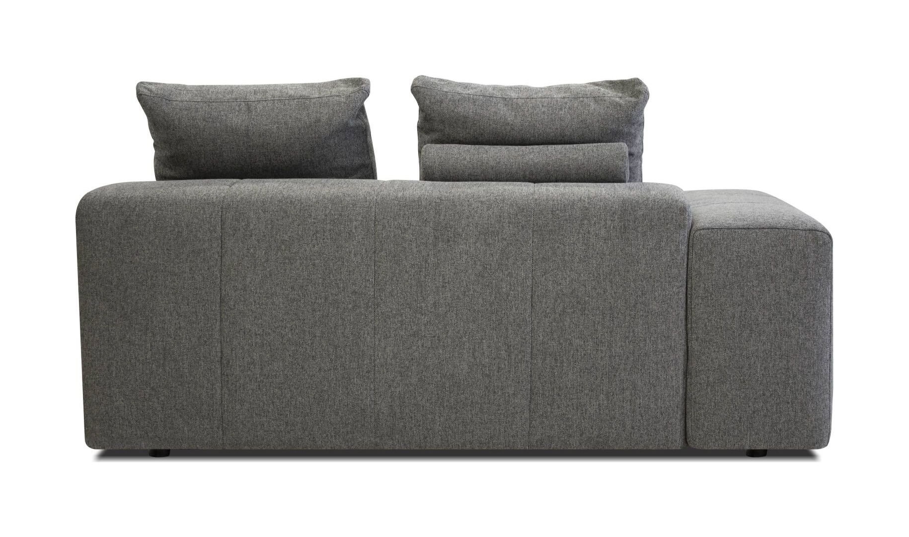 Mallow Fabric Left Arm Facing 2-Seater