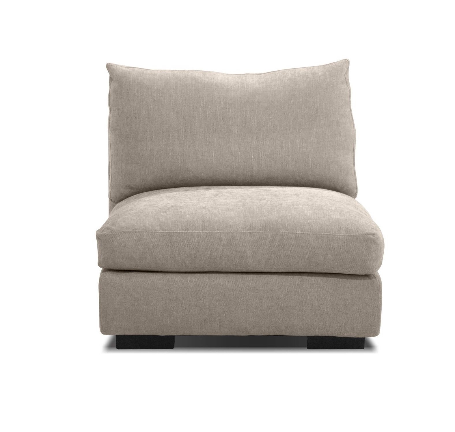 Onza Polyester Fabric Armless Chair