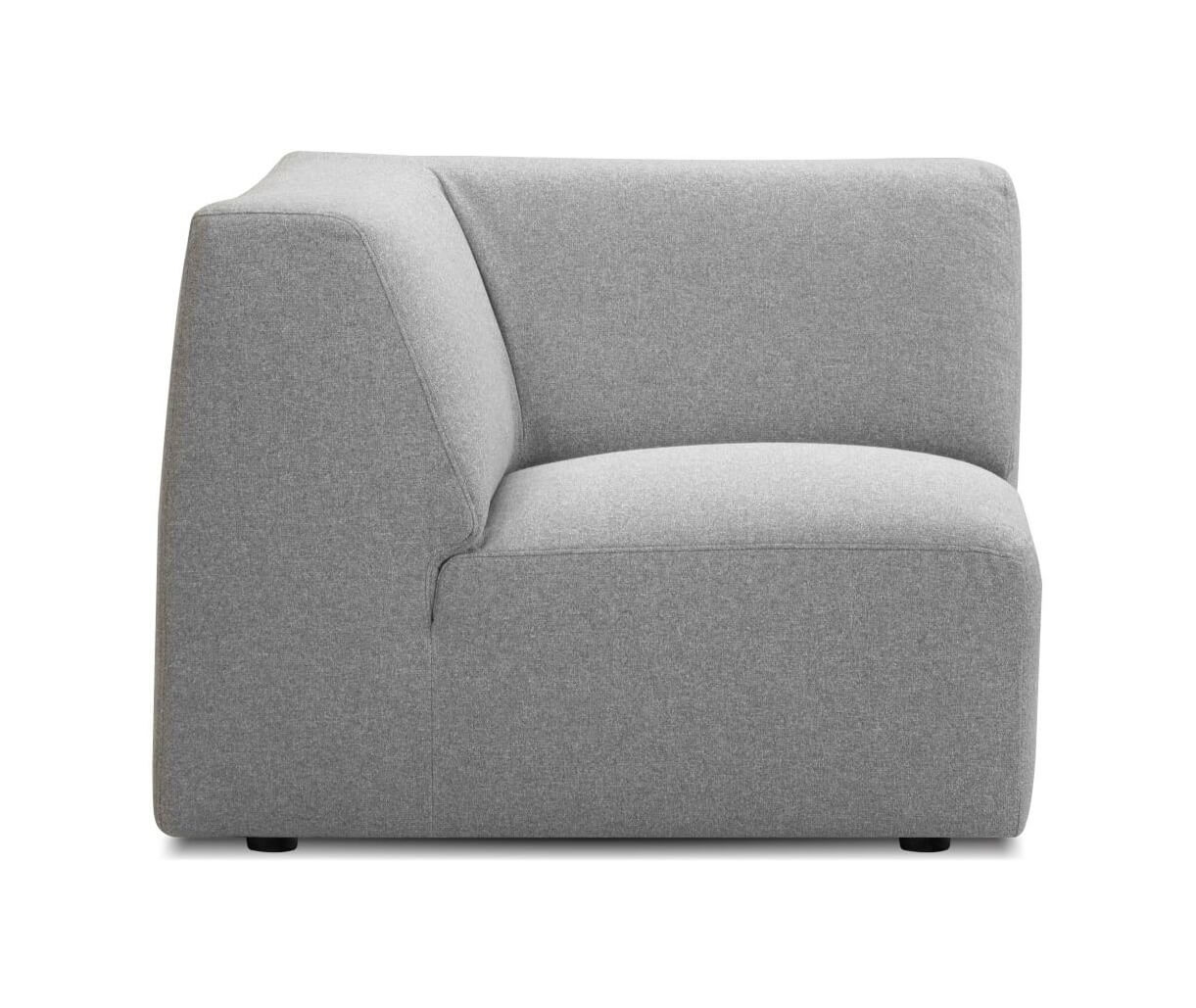 Scoop Polyester Fabric Corner Chair
