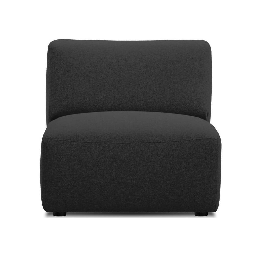 Scoop Customizable Tweed Fabric Modular Sectional Sofa