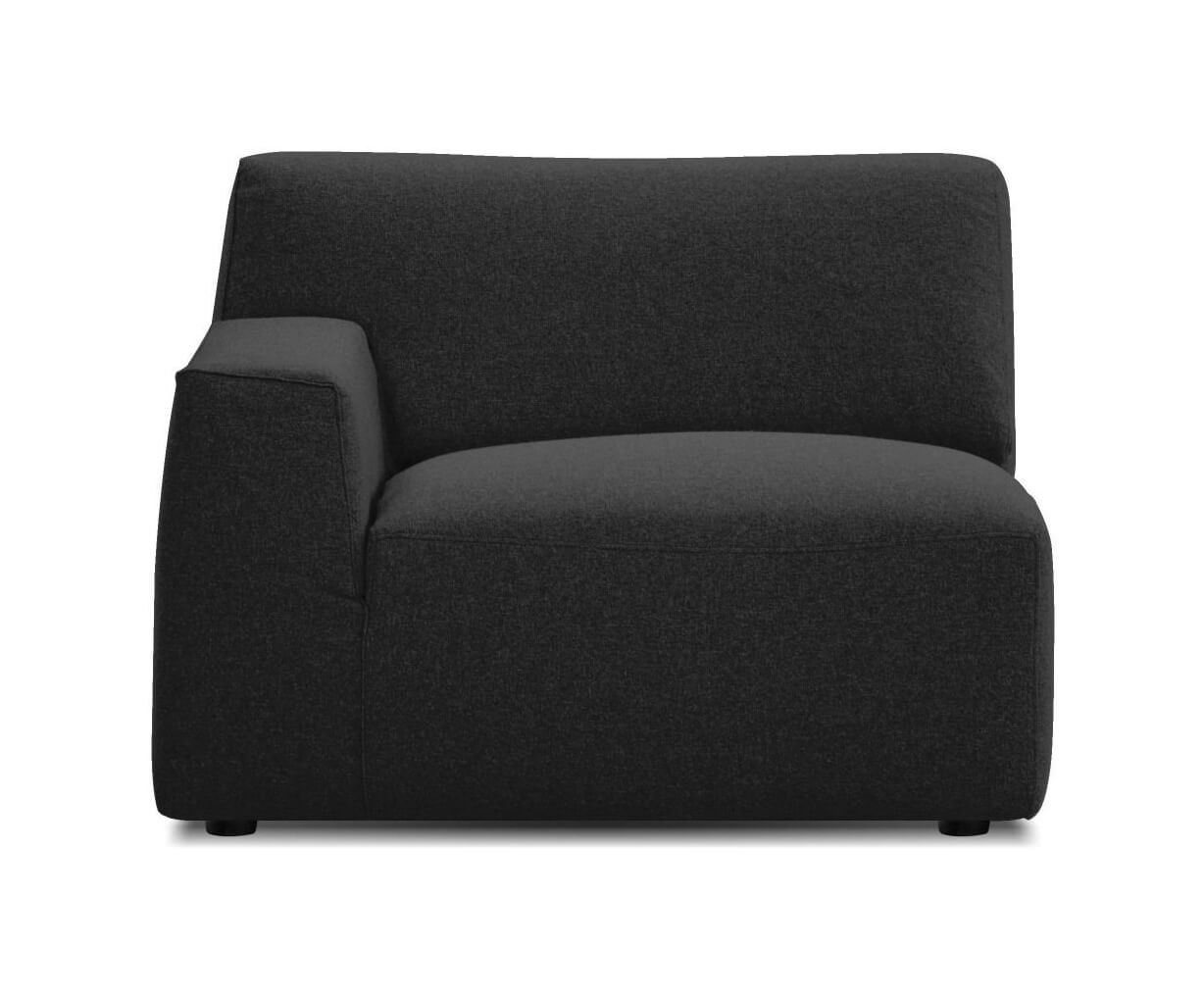Scoop Customizable Tweed Fabric Modular Sectional Sofa
