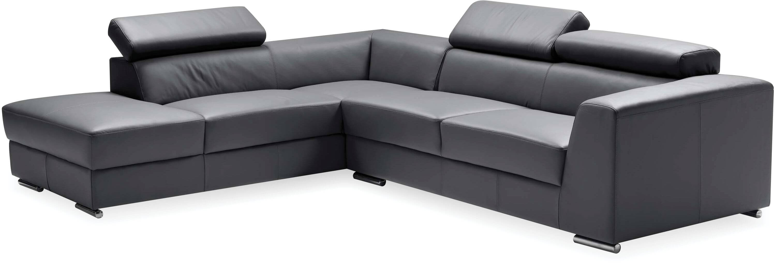 Icon Premium Leather Sectional Sofa