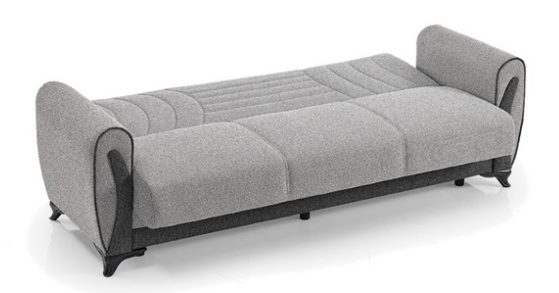 Seren Polyester Convertible Storage Sofa