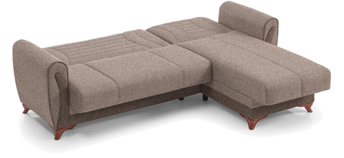 Seren Polyester Convertible Storage Living Room Set